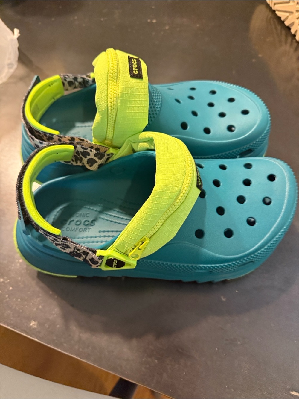CROCS women’s hiker Xscape animal print crocs